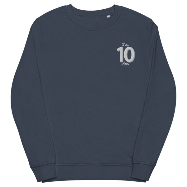 Sweatshirt - J'AI 10 ANS (red, green, navy) – Image 2