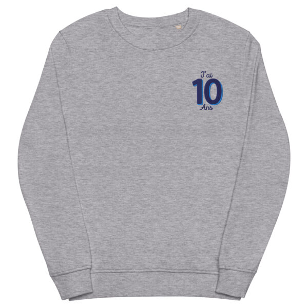 Sweatshirt - J'AI 10 ANS (gray, white)