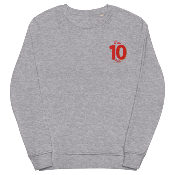 Sweatshirt - J'AI 10 ANS (navy, gray, white) – Image 2