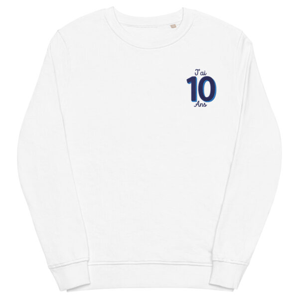 Sweatshirt - J'AI 10 ANS (gray, white) – Image 2