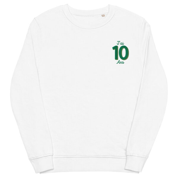 Sweatshirt - J'AI 10 ANS (white, gray)